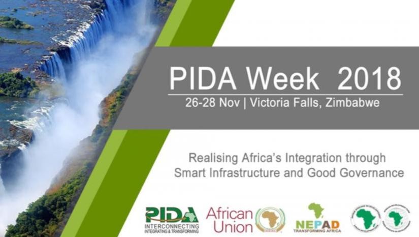 PIDA Week 2018 em Victorias Falls no Zimbábue.